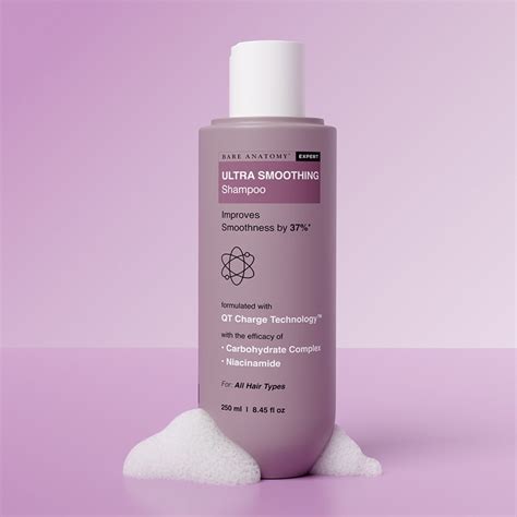 Ultra Smoothing Shampoo for Shiny, Silky & Smooth Hair | Bare Anatomy ...