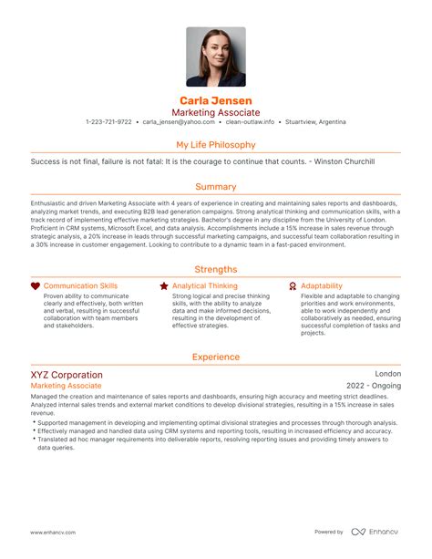 3 Successful Marketing Associate Resume Examples And Writing Tips for 2024