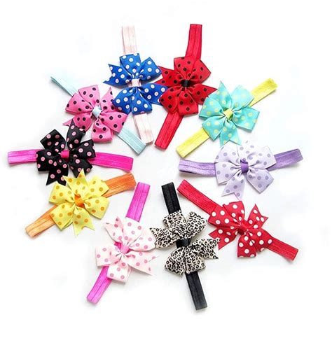 Angel Bear Multi-Colour Chiffon Satin Lace Head Band For Girls ...