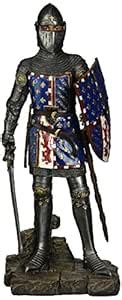 Design Toscano Fourteenth Century Crusader Knight Sculpture : Amazon.in ...