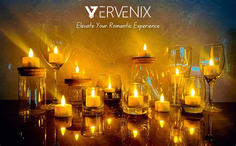 VERVENIX LED Tea Light Candles (Pack of 12) – Battery-Operated ...
