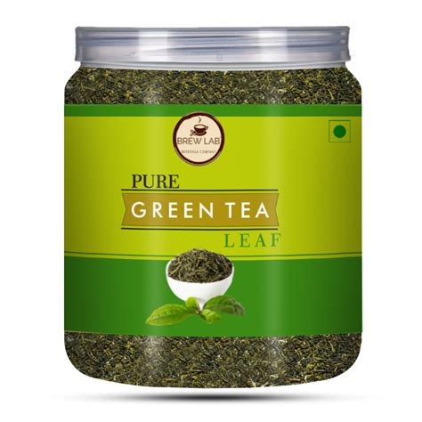 Brew Lab Natural Pure Green Tea Leaves | Antioxidant Rich | Zero Calories - Improves Metabolism ...