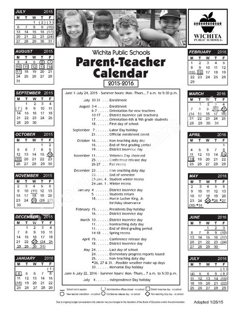 Wichita School District Calendar 2026 - Schoolcalendars.net