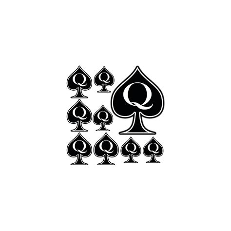 5 Sheet - Queen of Spades Temporary Tattoo Pack India | Ubuy