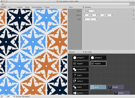 NodeBox Tutorial 的图像结果