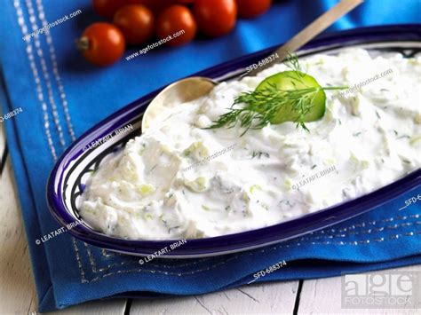 Tzatziki, Stock Photo, Picture And Rights Managed Image. Pic. SFD ...