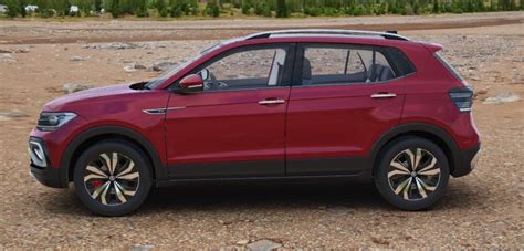 Volkswagen Taigun Highline Plus 1.0L Tsi At (Wild Cherry Red) 4 Seater ...