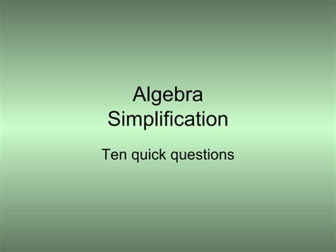 Algebraic Expression Simplify 的图像结果