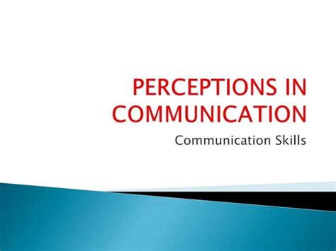 How Perceptions Affect Communication 的图像结果