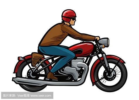 骑摩托车卡通图片大全_uc今日头条新闻网