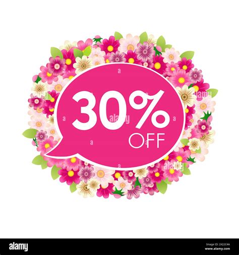 Up 30 percent off advertisement Stock Vector Images - Alamy