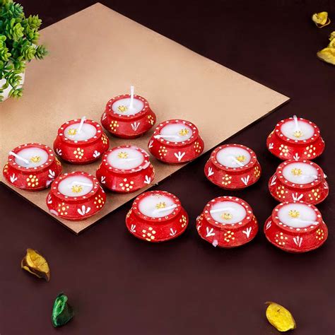 Send Set of 12 Diyas for Diwali Online - DW23-111305 | Giftalove