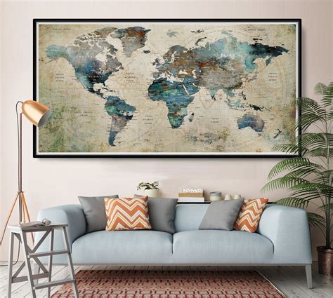 World Map Wall Art Next at Diane Vanpelt blog