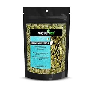 Nurture Tree Pumpkin Seeds 400gm Rich in Protein, Fibre, Magnesium and ...