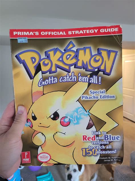 Pokemon Red and Blue Guide Book : r/pokemon