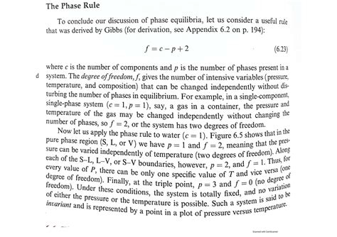 Image result for Gibbs Phase Rule Explained