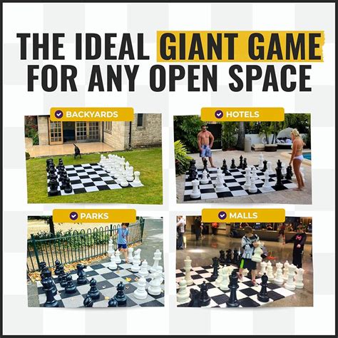 MegaChess Giant Chess Set Game with 25 Tall King - India | Ubuy