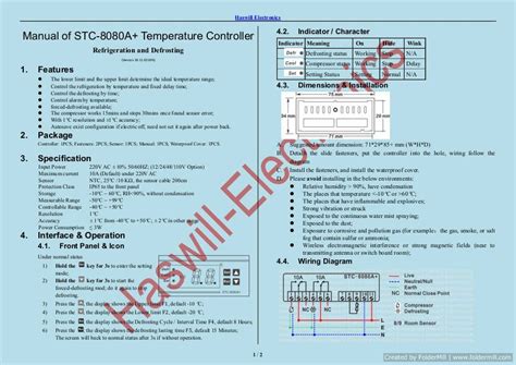Image result for STC 8080A Temperature Function Code List
