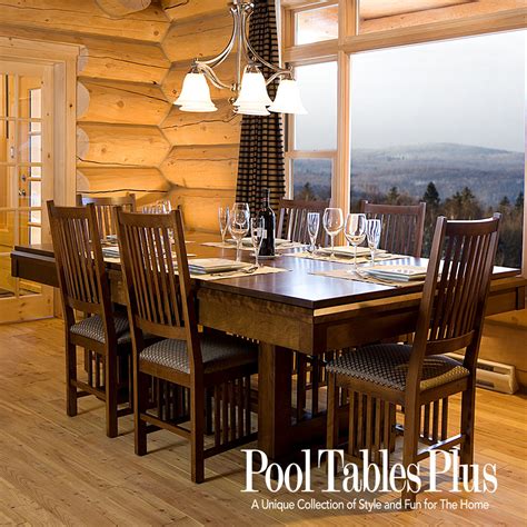 Pool Table Dining Room
