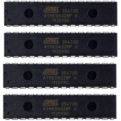 risingsaplings 4pcs Atmega328P-PU Atmega328p Atmega328 Microcontroller ...