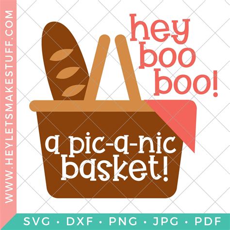 Hey Boo Boo! A Pic-a-Nic Basket! - So Fontsy