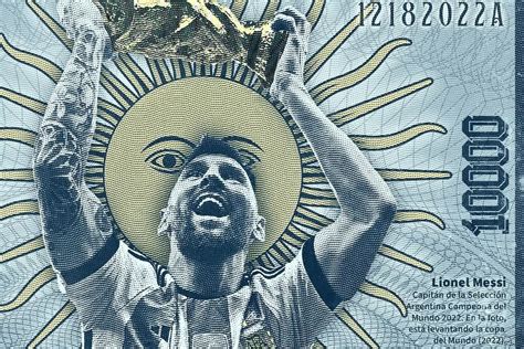 阿媒：阿根廷央行考虑发行面值1万比索钞票，提议印上梅西头像-直播吧