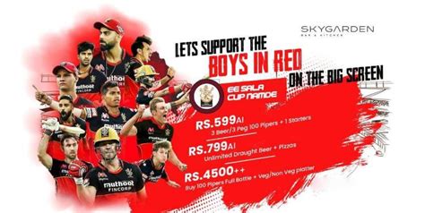 Biggest IPL Screening In The City!!! at Skygarden Bengaluru in ...