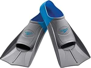 Buy Speedo Short Blade Swim Training Fins, Blue, Medium Online at Low ...