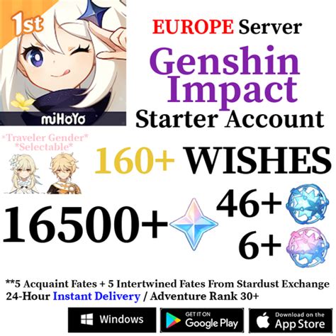 Instant Genshin Impact Starter Account with India | Ubuy