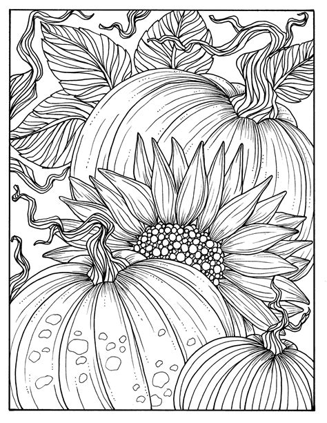 Printable Fall Coloring Pages