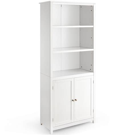 Costway Bookcase Shelving Storage Wooden Cabinet India | Ubuy