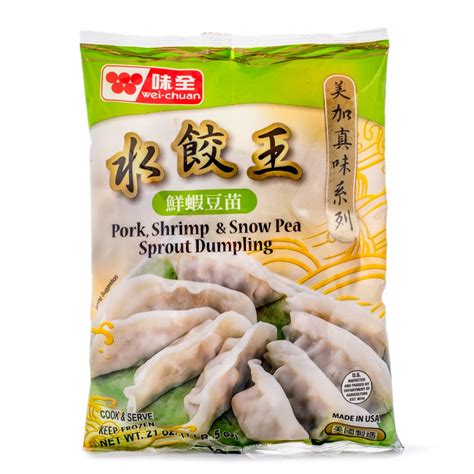 Get Wei-Chuan Pork, Shrimp, and Snow Pea Sprout Dumpling, Frozen ...