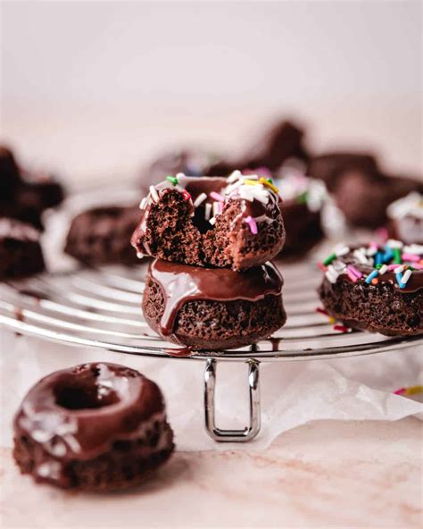 Mini Chocolate Donuts Bag