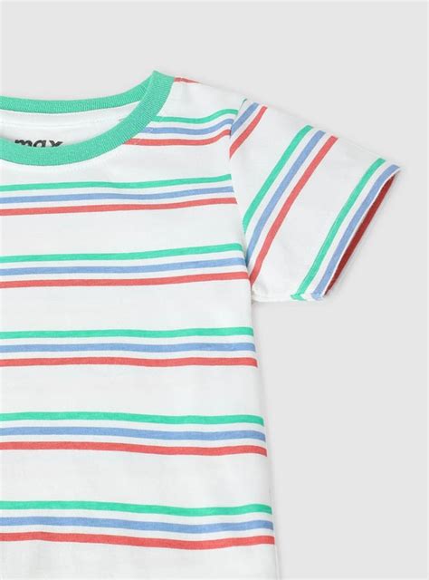 Buy Boys Striped T-shirt Online at just Rs. 149.0 - 1000013341129 | Max ...