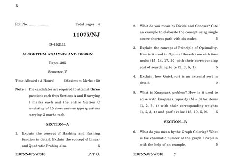 AAD2022 - aad notes - Roll No. ........................ Total Pages : 4 ...