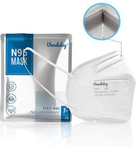 Vandelay N95 Masks - Soft Nose Sponge - UV Sterilized - 5 Layer Face ...