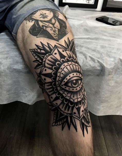 knee tattoo ideas american traditional