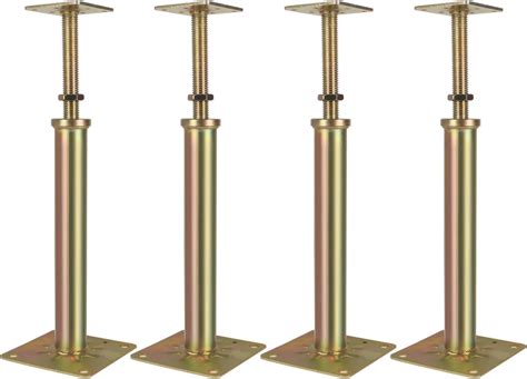 Amazon.com: 4 Pcs Adjustable Foundation House Floor Jacks Post for ...