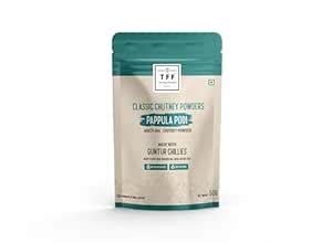 The Food Formula Tff Classic Chutney Powders Pappula Podi,Multi-Dal ...