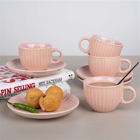 Bubblegum Ceramic Tea Set | Pink – The Golden Theory