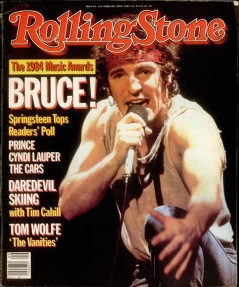 Bruce Springsteen Rolling Stone US magazine (540842) 28TH FEB 1985