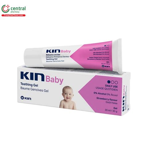 Kin Baby Teething Gel 30ml là thuốc gì, có tác dụng gì, giá bao nhiêu?