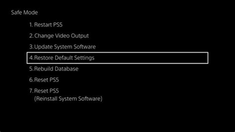Image result for PS5 Safe Mode Not Working