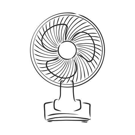 Table Fan Drawing