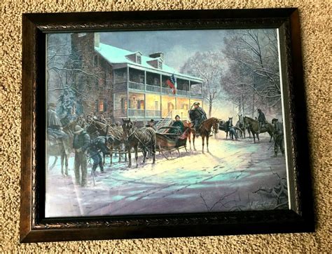 Mort Kunstler "BRIEF ENCOUNTER" Civil War Calendar Art Print Framed | eBay