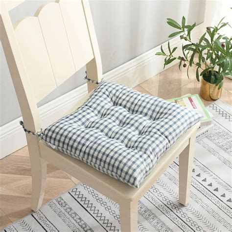 HongHeng Non Slip Chair Pads with Ties for Dining Chairs Indoor Kitchen ...