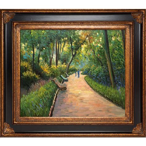 overstockArt Parc Monceau Artwork by Caillebotte with Corinthian Gold ...