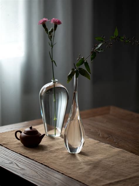 花瓶 插花瓶 透明玻璃花瓶 1个 - 太划算商城