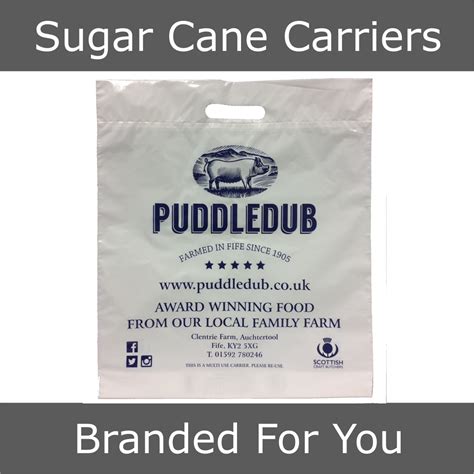 Sugar Cane Eco Carriers | ESC Packaging | Branded Packaging