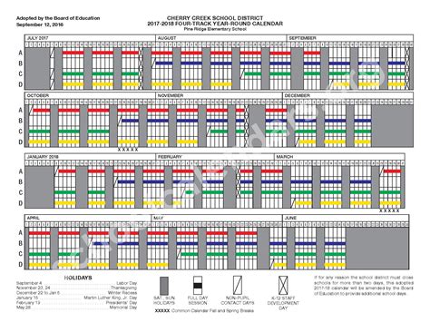 Cherry Hill District Calendar - Printable And Enjoyable Learning